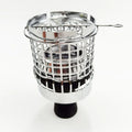Wholesale Silver Stainless Steel Portable Shisha Smoking Accessories Hookah Wind Cover