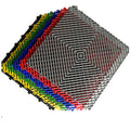 Modular Plastic Strength Car Garage Floor Grid PP Neon Tiles Garage Floor Tiles