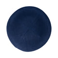 Yihaoyi Navy Blue Thick Satin Kippot Jewish Kippa Skullcap Yarmulke with Free Clip for Religious Events
