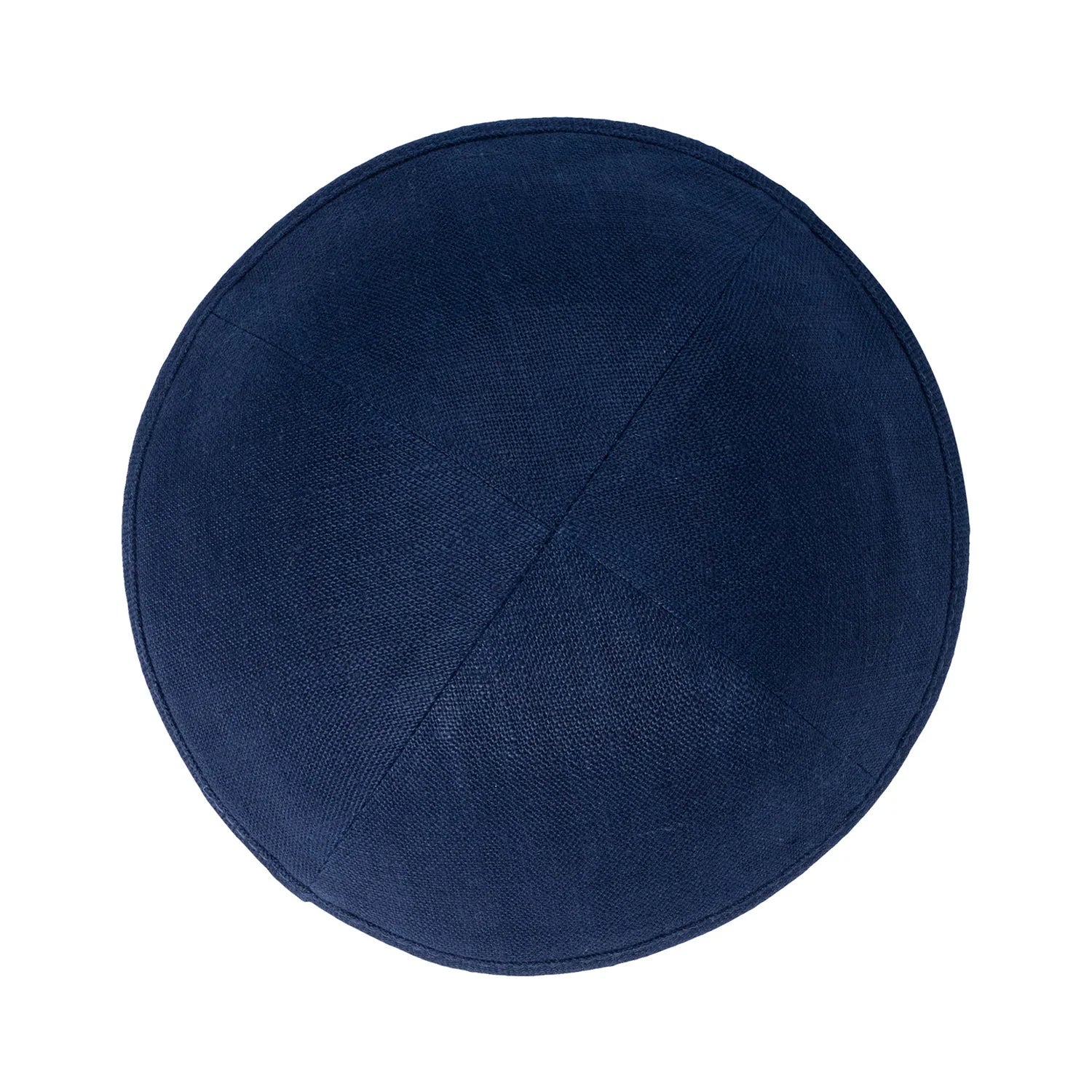 Yihaoyi Navy Blue Thick Satin Kippot Jewish Kippa Skullcap Yarmulke with Free Clip for Religious Events