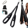 28.7 Inch & 22 Inch Two Lengths Built-in Cable Attachment Tricep Extension Straps Fitness Equipment Accessory Tricep Pull Rope