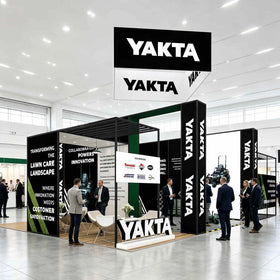 Modular LED Backlit Trade Show Booth Display Wall Custom Fabric Light Box Stand