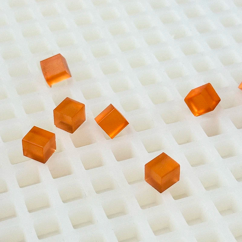 3ml 625 Cavities Mini Silicone Mold Square Candy Mold for Hard Candy Chocolate Gummies Caramel Ganache Ice Cubes