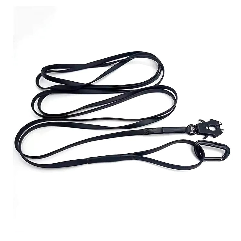 Personalized Custom Waterproof TPU Heavy Duty Tactical 360 Tangle-Free Frog Clip Tracking Training Long Pet Dog Leash
