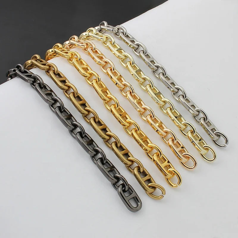 Nolvo World 6Colors 50cm Fashion Bag Parts Accessories Handbag Metal Chain Strap Chain Handle for Handbag