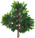 High-Quality Artificial Ficus Tree Branch Leaves for Indoor Decoration and Scene Arrangement Wholesale Home Decor Props