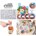 YS Bottle Opener Resin Mold Kit Beer Bottle Opener Epoxy Resin Casting Silicone Mold Diy Handcrafted Products