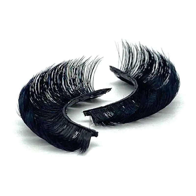 Best Quality Russian Strip Lashes DD Curl Strip Eye Lashes Natural Handmade 3D Faux Mink Lashes