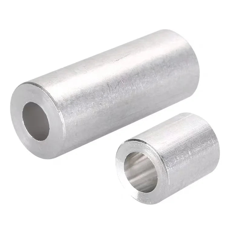 Stainless Steel Aluminum Brass Titanium Alloy Zinc Round Type Hollow Tube Bushing Spacer