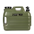 SOLO WILD 25L PE Self-Driving Outdoor Camping Drinking & Food Storage Bucket with Faucet for Car Water Use