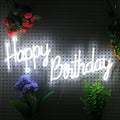 Home Wall Hanging Decoration Custom Acrylic Board Happy Birthday Neon Sign