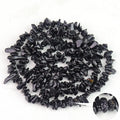 Wholesale Natural Freeform Cheap Chip Black Tourmaline Stone Beads for Woman Bracelets Making 8mm Irregular Chips