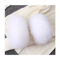 MWFur Custom Made Fox Fur Cuffs for Winter 14cm Detachable Fox Fur Cuffs Fashion Luxury Fox Hair Cuffs for Coat Sleeves