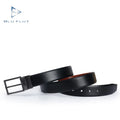 For BF2527 Men's Genuine Cow Hide Leather Belt with Alloy Custom Pin Buckle 34mm Width Customizable Logo Daily Use