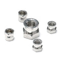 Customized A2 SS304 Anti Theft Twist Security Hex Breakaway Nuts M6 M8 Hex Tamper Proof Shear Nut