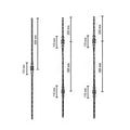 1000mm Hammered Iron Baluster for Staircase Railing Balustrade Balcony Gate Fence Parts