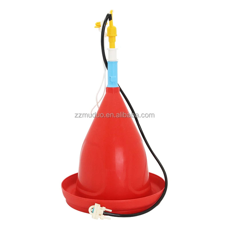 Chicken Plasson Drinker Jumbo Automatic Poultry Plasson Bell Drinker Without Weight Kettle Broiler Duck Goose Breeder