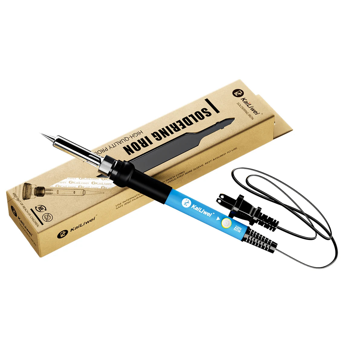 Kailiwei Welding Repair Pencil Tools 60W Electric Solder Iron K-060W for Phone Rework Electric Adjustable Temperature Tool