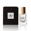 Custom Luxury Mens Perfume Bottle clear Empty clear Flat square 50ml Perfume Glass Bottle with Black Cap