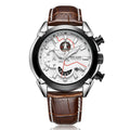 Hot Sale MEGIR 2065 Fashion Designer Men's Business Wristwatch Luxury Leather Quartz Watches Casual Electronic Watch Custom LOGO