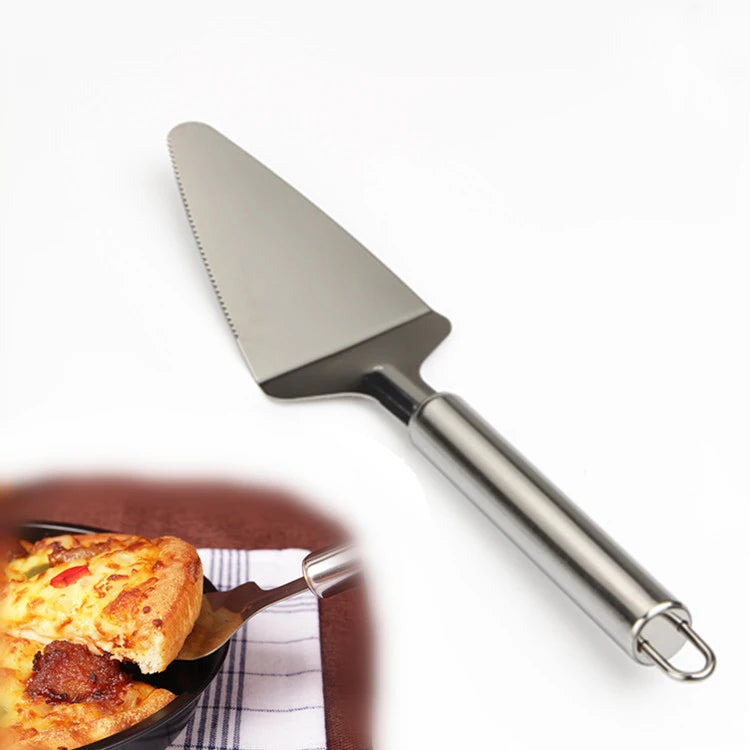 Wholesale Stainless Steel Cake Spatula Triangle Cheese Spatula with Teeth Pizza Spatula Birthday Cake Knife Baking Utensils