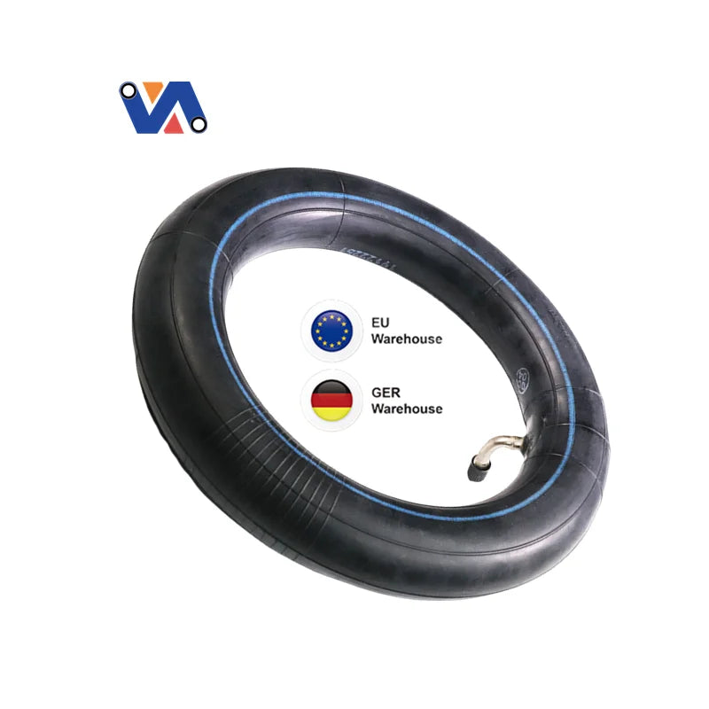 New Image EU Warehouse Stock Scooter Accessories 10x2.5 Inner Tube With Bent Valve 90 Degree for Electric Scooter Parts