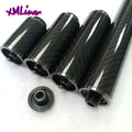 Xmlivet Carbon Aluminum Alloy Pin with Bumper for PERI Pool Billiard Cue Extensions 8inch Cue Extender Billiard Accessories
