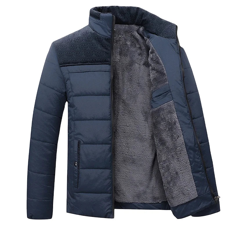 Parka Men Coats Winter Jacket Men Thicken Hooded Outwear Warm Coat Fathers' Clothing Casual Men's Overcoat