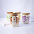 2026 KA03T Luxury Pillar Shape Transparent Tumbler with Lid for Custom Scented Candles and Weddings Customized Logo