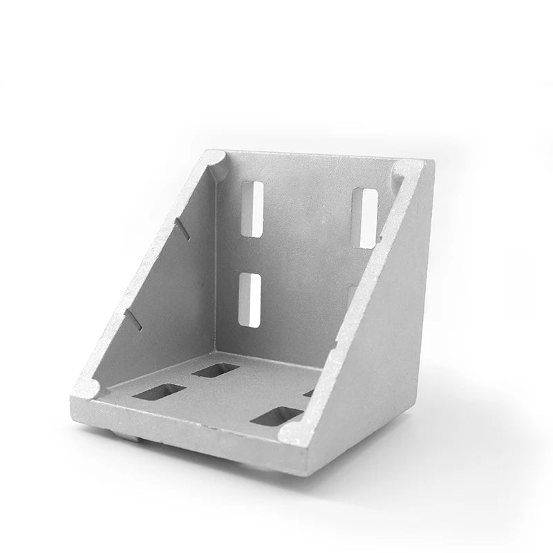 Slot 8 Slot 10 Profile 100100E Surface Polishing Heavy Corner Bracket for Anodized Aluminum Profile Architectural Design#1079
