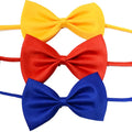 Top Selling Ready to Ship Stock Kids Bowtie Children Multicolor Adjustable Cheap Polyester Dog Pets Plaid Boy Bow Ties