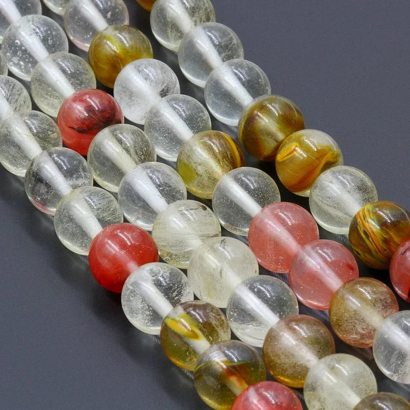Wholesale Loose Stone Beads Cherry Quartz for DIY Jewelry Making MS140 MegaBDM