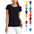 Factory Direct High Quality Cotton Women's O-Neck Button White Jersey T-Shirt Quick Dry Custom Printed Streetwear Style XL Logo