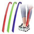 Extra Long 16.7/42.5cm PP Shoe Horn with Fluorescent Color Men/Women's Shoehorn with Plastic Handled Shoehorn"