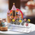 Gaojian Disposable Acrylic Cake Pop & Lollipop Holder Stand Set with Holes >20 Pieces Metallic Twist Ties Model GJBBTJ