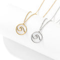 New High-grade Stainless Steel Wave Necklace Circle Wave Beach Fashion Niche Design Stainless Steel Necklace