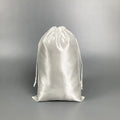Satin Bags Custom Logo Drawstring Customised Silk Satin Drawstring Bucket Bag Custom Logo Small Satin Lash Drawstring Bag