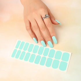 Latest Japanese Hand Heart Design Portable Nail Sticker Colorful Fashion Nail Art Stickers Manicure DIY Nail Polish Strips