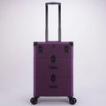 OBOX Large Capacity Travel Makeup Trolley Case Multi-Layer for Beauty Case with Fashion Style Zipper Closure and Drawer