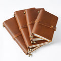 New Fashion Crazy Horse Leather Notebook Creative Handmade Travel Journal Business Promotional Gift Planner Printed Diary Custom