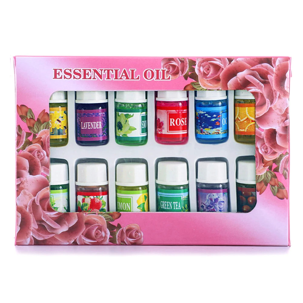 Wholesale 12 Scents Fragrant Essential Oil Diffuser Humidifier  Fragrance 3ml  Bathroom Fragrance Indoor Fragrance