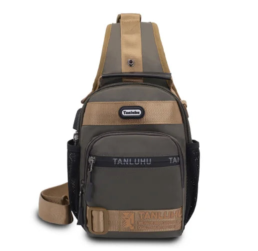 Wholesale Messenger Men Chest Bags Large Capacity Shoulder Sling Bag Oxford Satchel Durable Polyester Cross Body Bags