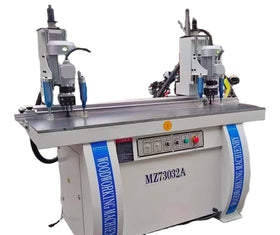 OEM ODM Wooden Board Double Head 8 Grain Automatic Wooden Pallet Collar Drilling Machine