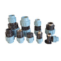 IRRIPLAST OEM ISO17885 Water Supply Irrigation pp Quick Connector Pn16 Plastic Pipe End Plug HDPE PP Compression Fittings