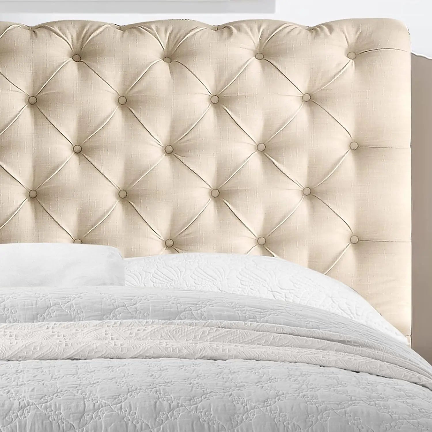 Bed Room Furniture Tufted Wood New Design Luxury Modern Home King Queen Size Fabric Customized Durable Soft Bed