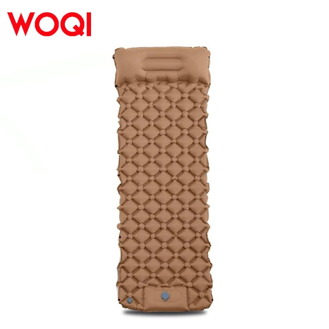WOQI  4 Seasons Waterproof PE Cotton Small Lightweight Ultra Light Camping Air Cushion Sleep Cushion
