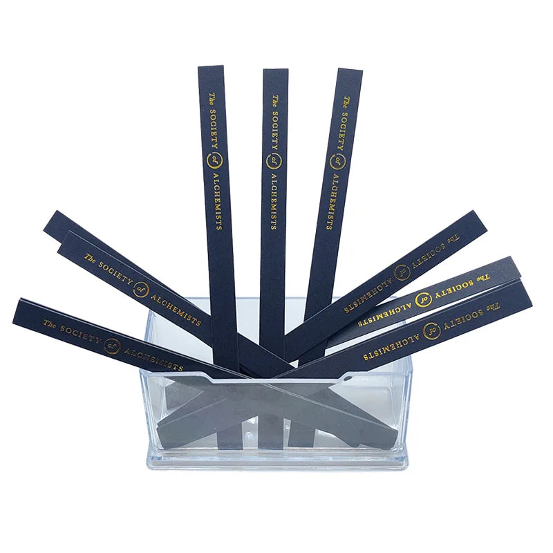 High-End Book Style Holder Strips Test Perfumes Paper Card