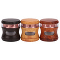 Yiwu Eliao Wholesale Herb Grinder Machine ABS Resin with New Zinc Alloy Custom Size 65mm 4-Layer Plastic Herb Grinders Smoking