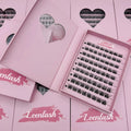 Korean PBT Pre-Cut Volume Cluster DIY Lash Extensions Full Strip False Eye Lashes Cluster Eyelashes