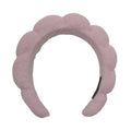 Microfiber Spa Headband Sponge & Terry Towel Cloth Fabric Head Band Wash Face Hairband